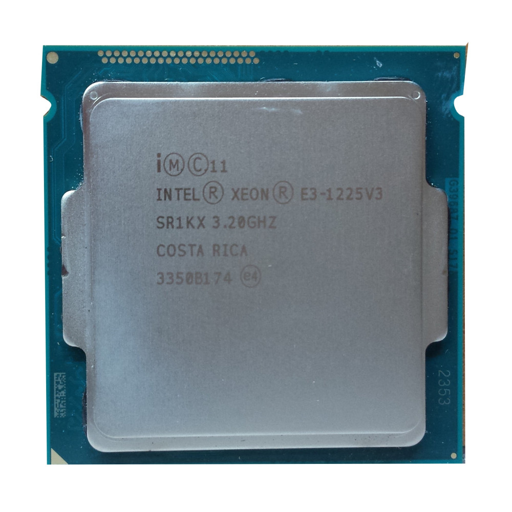Intel Xeon E3-1225 processor 3.1 GHz 6 MB Intel Xeon E3-1225 processor 3.1 GHz 6 MB