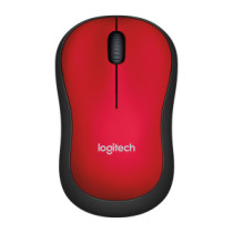 LOGITECH Souris sans fil  M185 rouge