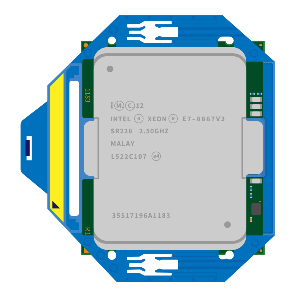 Intel Xeon E7-8867V3 processor Intel Xeon E7-8867V3 processor