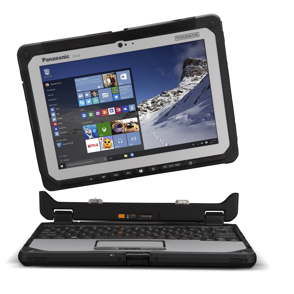 Panasonic Toughbook CF-20 m5-6Y57 CF-20C5190VM 8 GB RAM 10.1in Biometric Barcode Panasonic Toughbook CF-20 m5-6Y57 CF-20C5190VM 8 GB RAM 10.1in Biometric Barcode