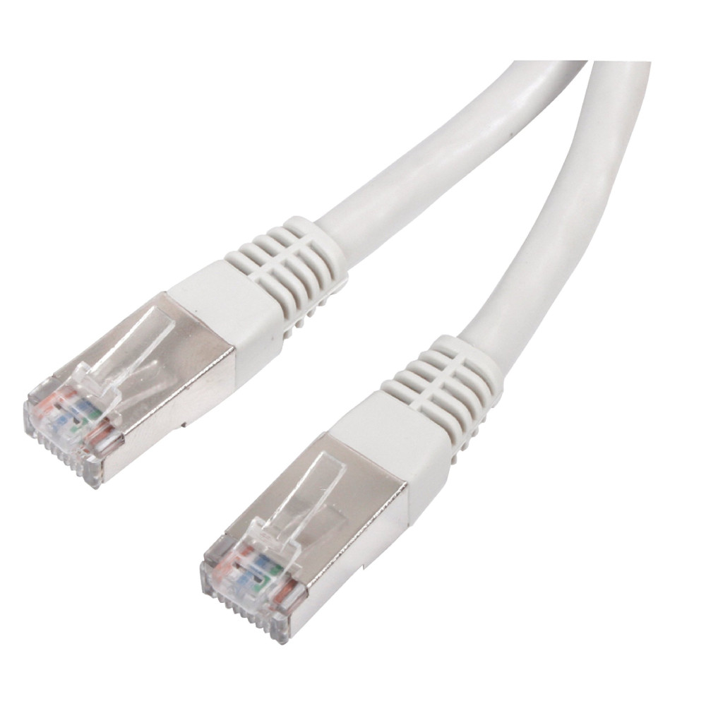 Cable Reseau RJ45 Cat 6e FTP Gris 2M Cable Reseau RJ45 Cat 6e FTP Gris 2M