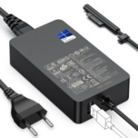 Chargeur Surface Pro 65W Compatible avec Microsoft Surface Pro 3 Pro 4 Pro 5 Pro 6