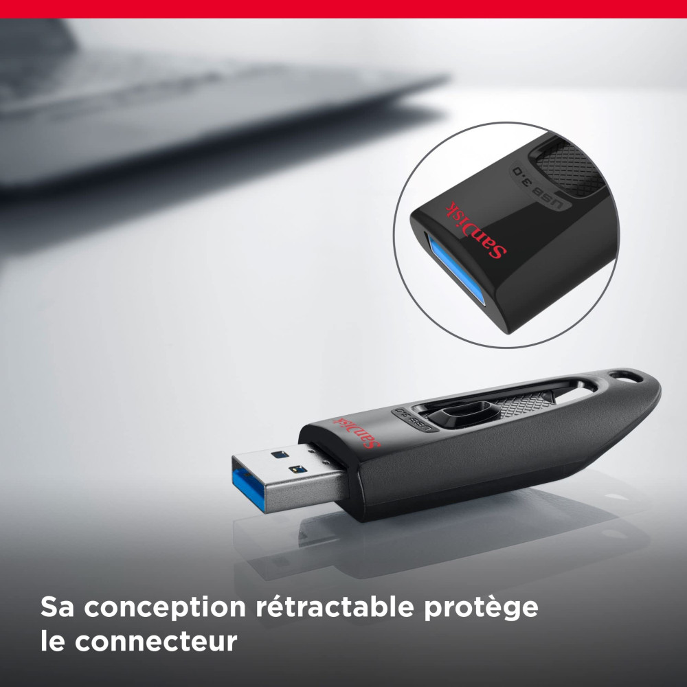 Clé USB 3.0 SanDisk Ultra Flair 32 Go Clé USB 3.0 SanDisk Ultra Flair 32 Go