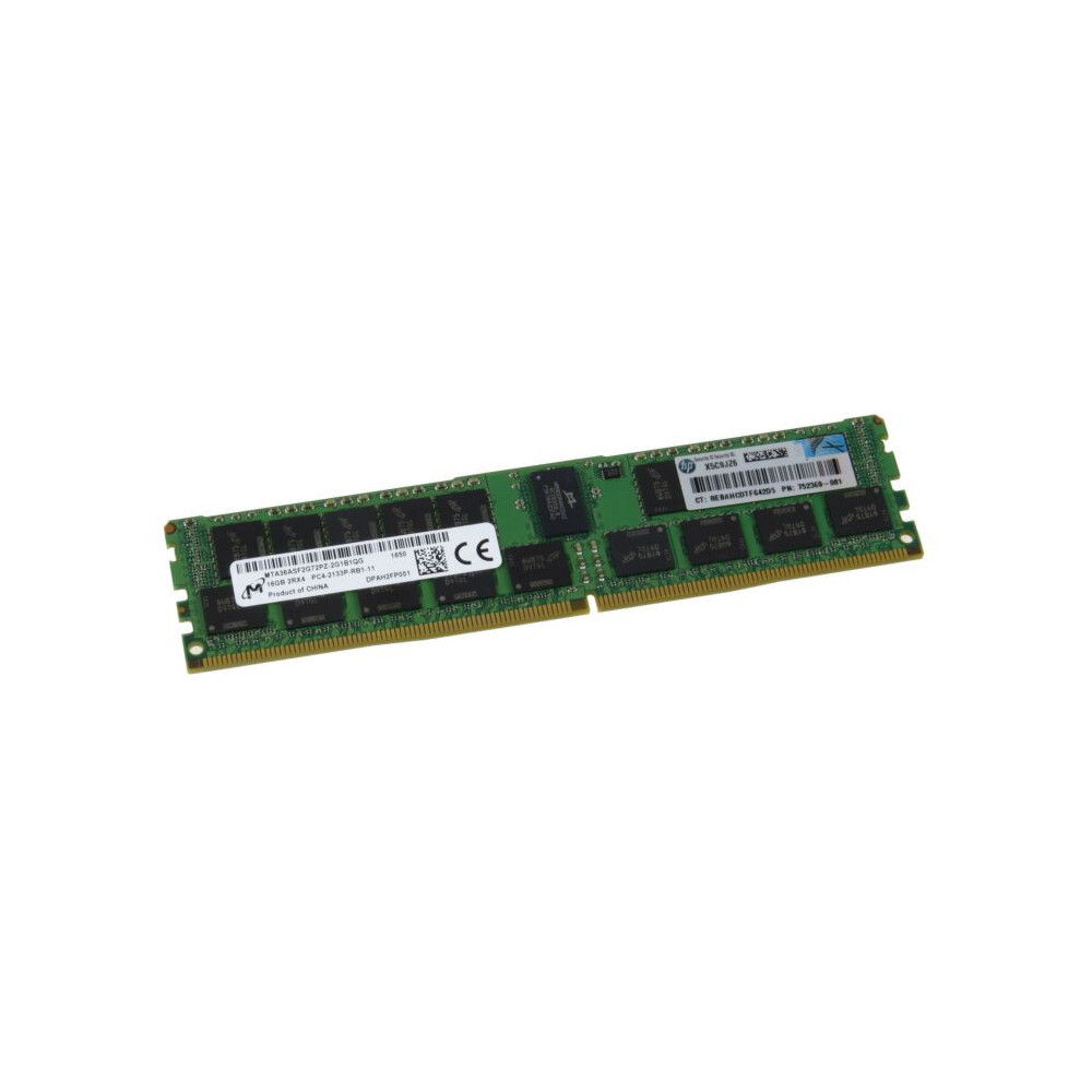 RAM 16GB DDR4R 2133P MTA36ASF2G72PZ-2G1B1 752369-081 RDIMM RAM 16GB DDR4R 2133P MTA36ASF2G72PZ-2G1B1 752369-081 RDIMM