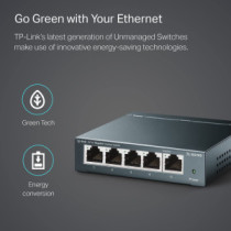 TP-Link Switch Ethernet SG105 5 ports RJ45 metallique 10/100/1000