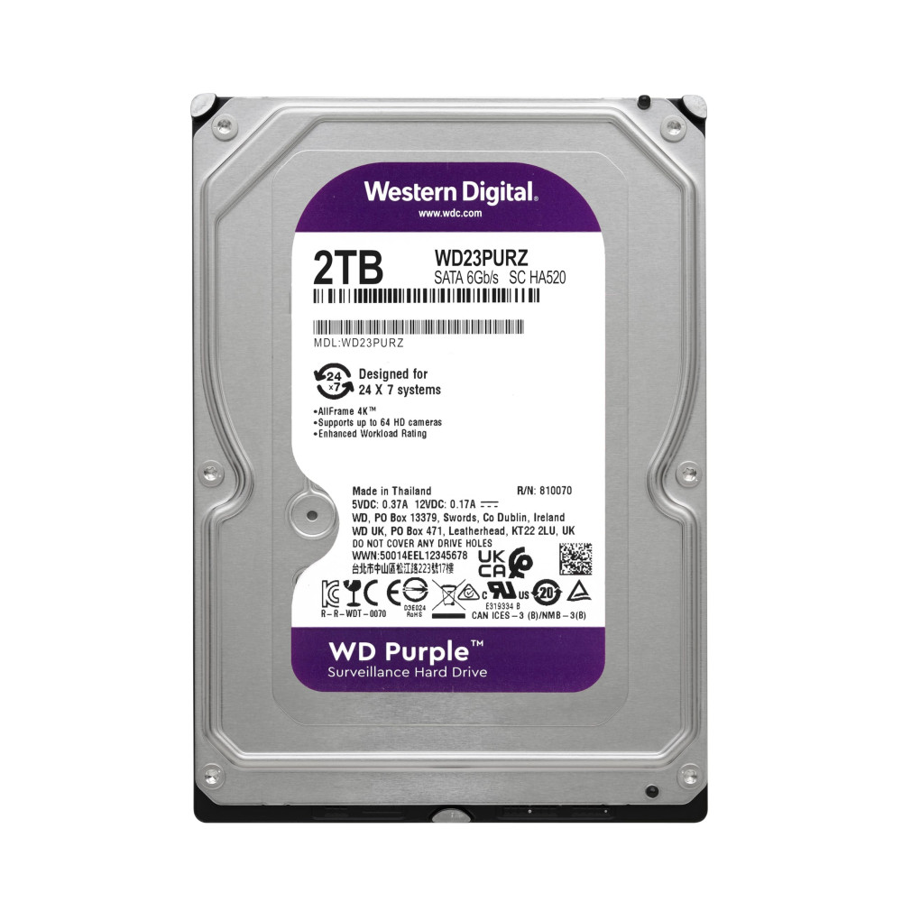 Disque Dur HDD Western Digital 2 To 3.5 Disque Dur HDD Western Digital 2 To 3.5