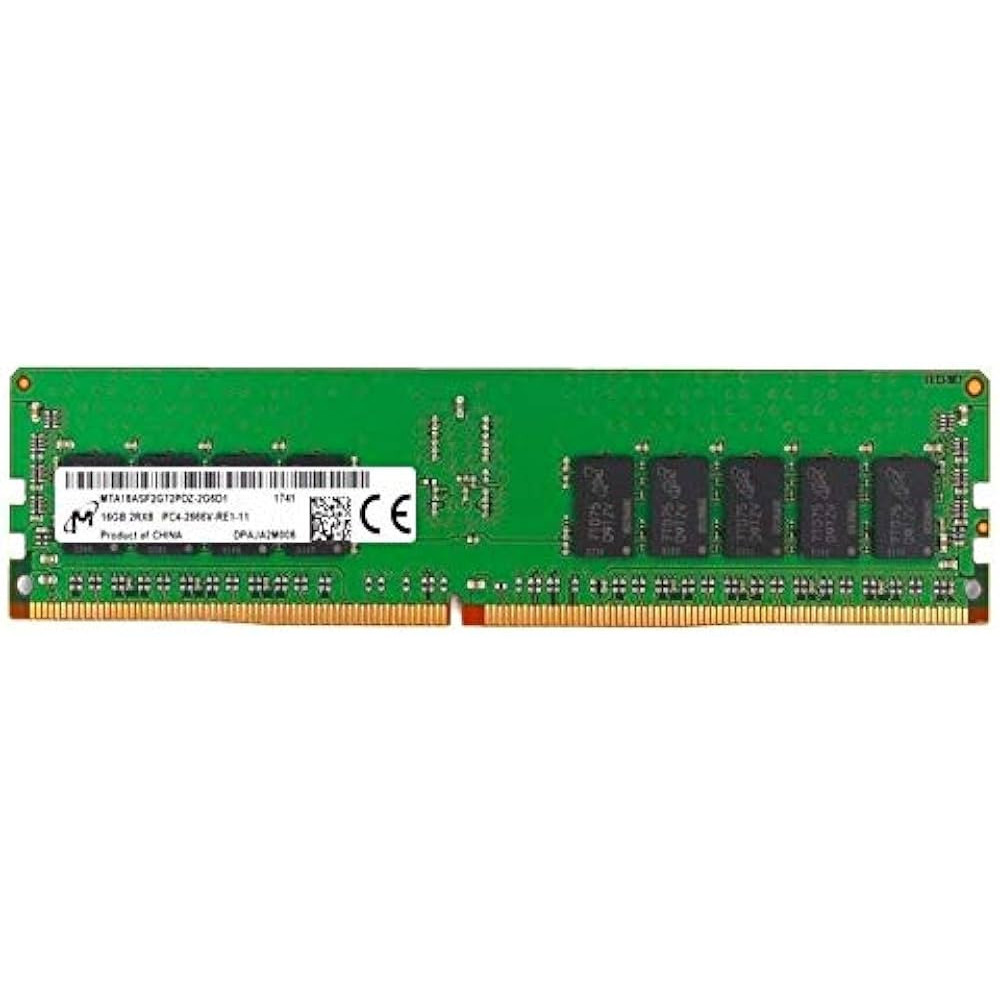 RAM 16GB DDR4R 2666V MTA18ASF2G72PDZ-2G6E1 2Rx8 RDIMM RAM 16GB DDR4R 2666V MTA18ASF2G72PDZ-2G6E1 2Rx8 RDIMM