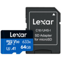 MicroSDXC Carte UHS-I  633x 64 Go