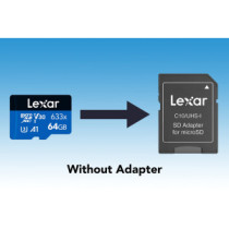 MicroSDXC Carte UHS-I  633x 64 Go