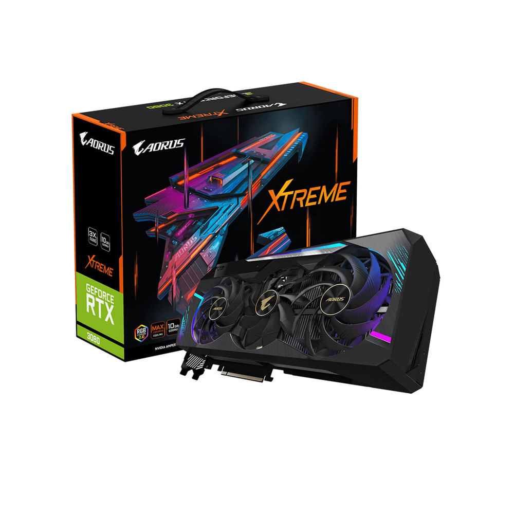 Gigabyte Xtreme - GeForce RTX 3080 GV-N3080AORUS X-10GD Gigabyte Xtreme - GeForce RTX 3080 GV-N3080AORUS X-10GD