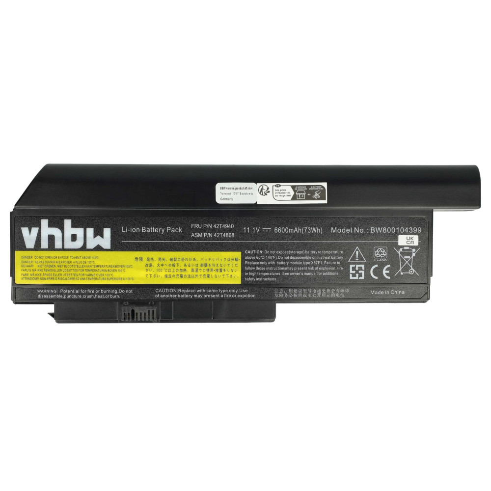 Batterie Compatible PC Portable pour Lenovo X220 X230 Batterie Compatible PC Portable pour Lenovo X220 X230