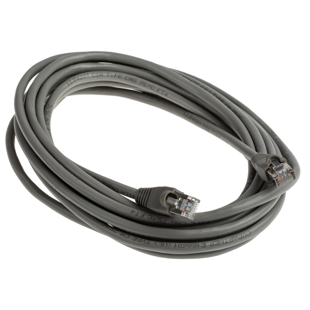 CABLE réseau droit CAT 6 blindé (FTP) 5m Gris CABLE réseau droit CAT 6 blindé (FTP) 5m Gris