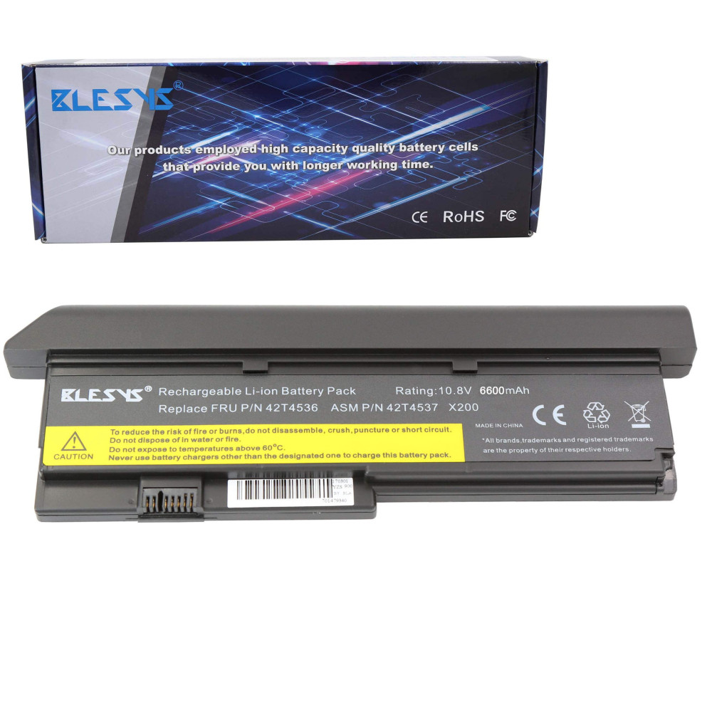 Batterie pour PC portable IBM Lenovo 42T4536. 42T4537. X200. X200S Batterie pour PC portable IBM Lenovo 42T4536. 42T4537. X200. X200S