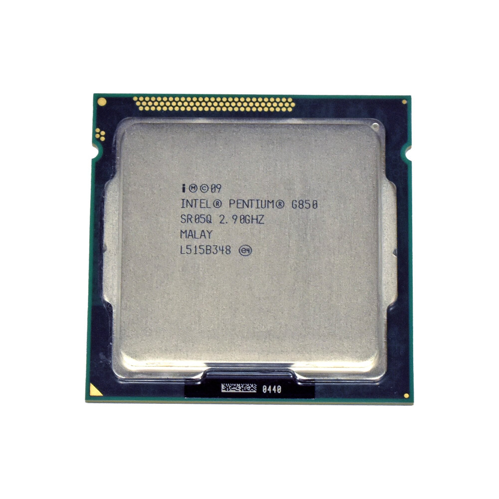 Intel Pentium G850 processor 2.9 GHz 3 MB Intel Pentium G850 processor 2.9 GHz 3 MB