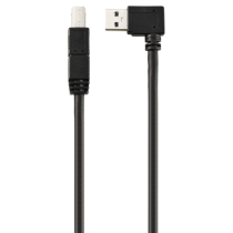 Renkforce Câble USB USB 3.2 Gen1 (USB 3.0) USB-A mâle, USB-B mâle 1.80 m noir coudé à 90° vers la gauche
