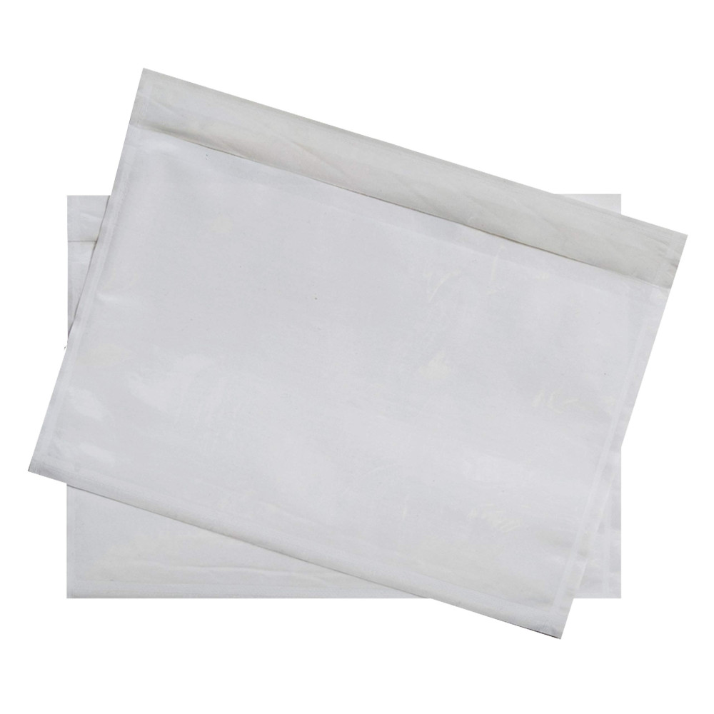 Lot de 1000 Pochette A5 portedocuments adhésives transparente Lot de 1000 Pochette A5 portedocuments adhésives transparente