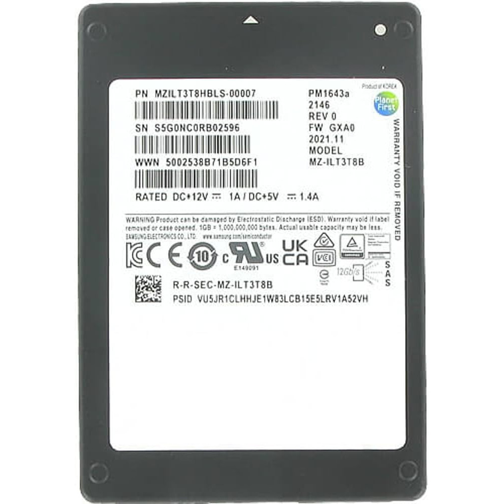 SSD IBM / SAMSUNG MZILT3T8HBLS-000M4 02WF136 1.6 SAS SSD IBM / SAMSUNG MZILT3T8HBLS-000M4 02WF136 1.6 SAS