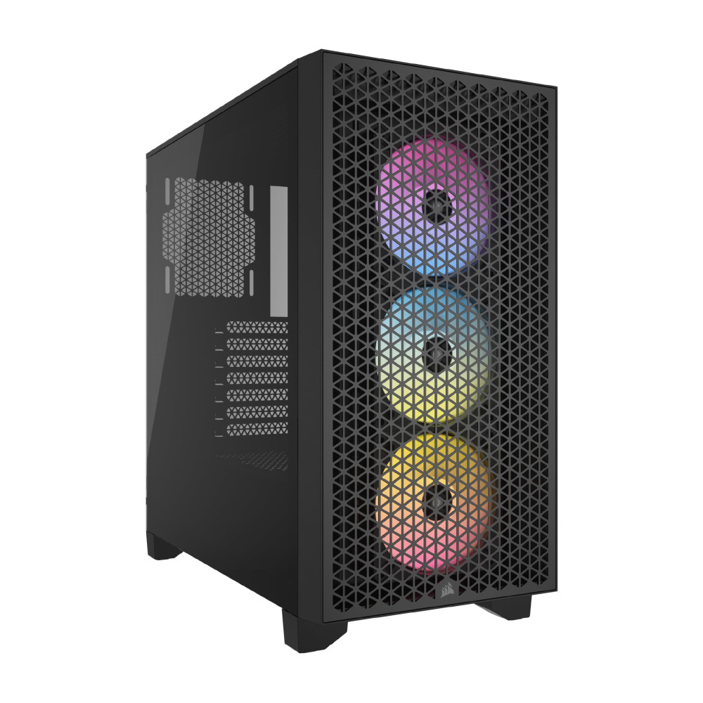 Botier CORSAIR 3000D RGB Airflow Boîtier PC Mid-Tower - 3X AR120 RGBing ATX Moyen tour Botier CORSAIR 3000D RGB Airflow Boîtier PC Mid-Tower - 3X AR120 RGBing ATX Moyen tour