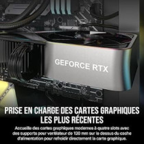 Botier CORSAIR 3000D RGB Airflow Boîtier PC Mid-Tower - 3X AR120 RGBing ATX Moyen tour