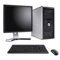 Ordinateur Format Tour DELL Optiplex 380 DC E5700 4 Go 250 Go Windows 7 Pro DVD
