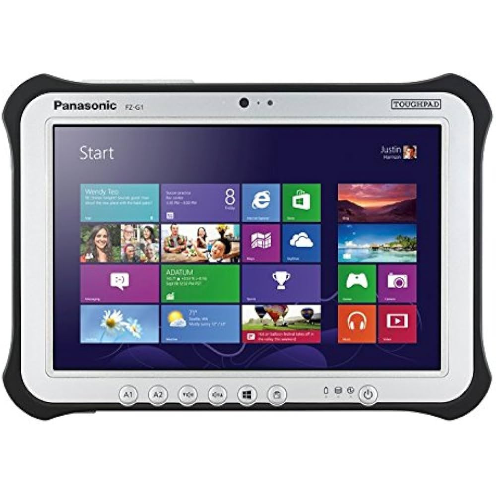 Tablette durcie PANASONIC Toughpad FZ-G1 MK3 tactile i5 5300U 4Go 128Go SSD Webcam Tablette durcie PANASONIC Toughpad FZ-G1 MK3 tactile i5 5300U 4Go 128Go SSD Webcam