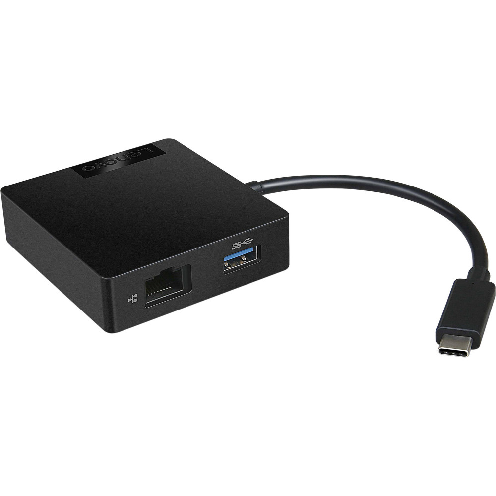 Lenovo USB-C Travel Hub Noir 4X90M60789 Lenovo USB-C Travel Hub Noir 4X90M60789