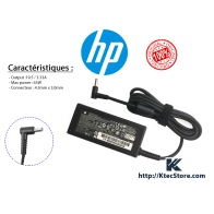 CHARGEUR HP 65W 3.33A 4.5mm
