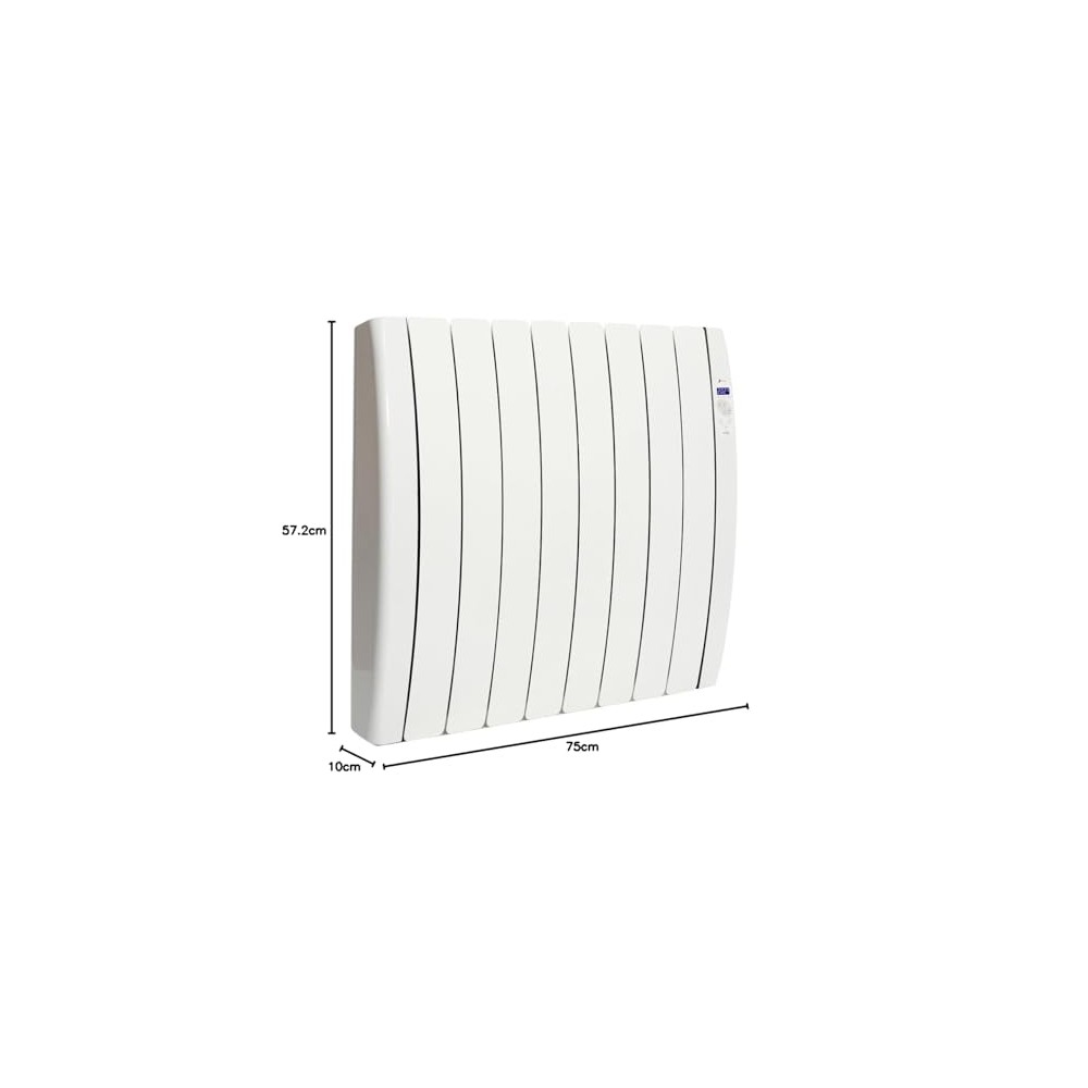 Radiateur électrique HAVERLAND 1200W RC8TTS INERZIA