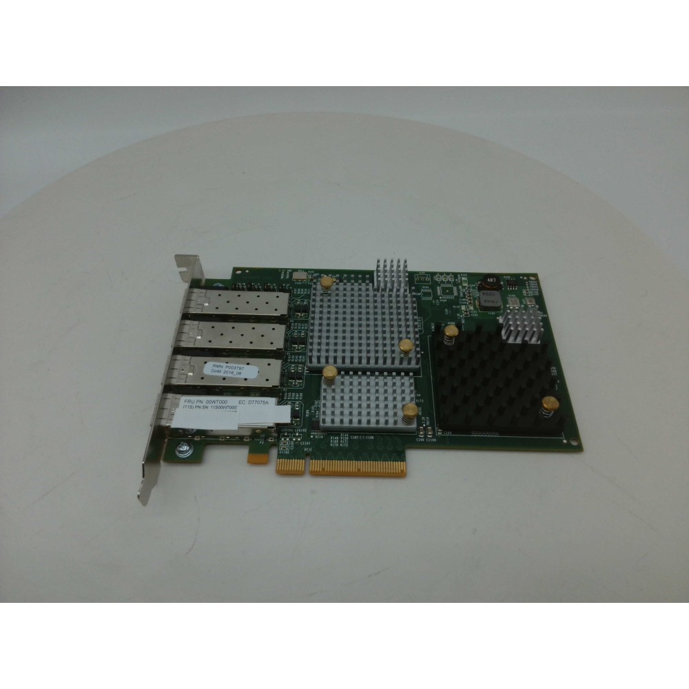 IBM 00WT000 LPE12004 8GB Quad Port Fibre Channel Network Adapter w/ SFP