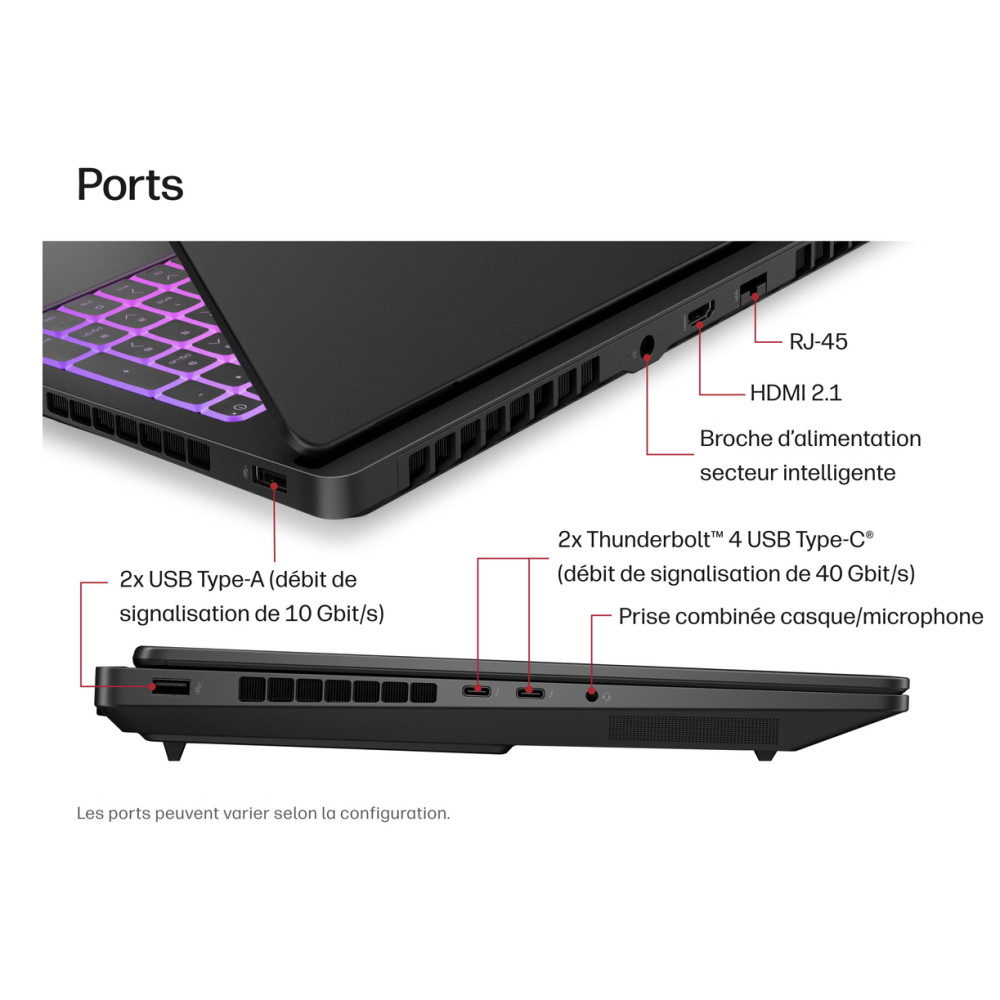 HP HyperX OMEN MAX 16-ah1001nf Intel Core Ultra 9 - 290HX 32GB RAM (2x 16GB 5600MT/s) 1TB NVMe RTX5090