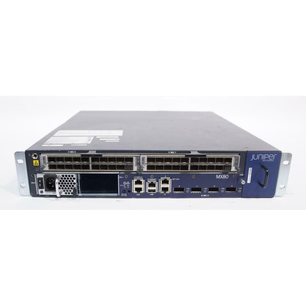 Switch Juniper MX80 3D Universal Edge Router W/ MIC-3D-20GE-SFP & Dual PWR-MX80-AC