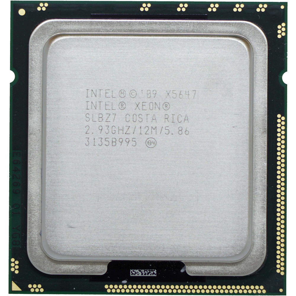 Intel Xeon X5647 processor 2.93 GHz 12 MB Intel Xeon X5647 processor 2.93 GHz 12 MB