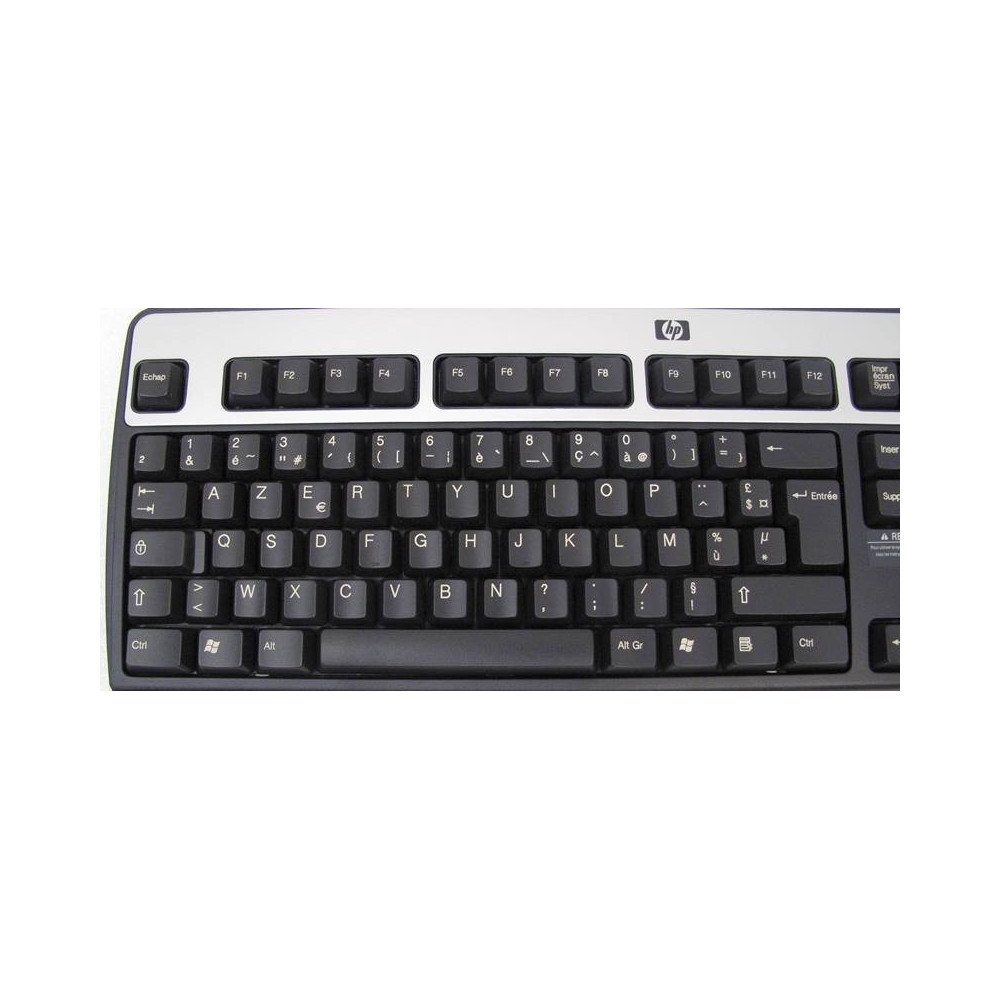 CLAVIER HP CLAVIER FILAIRE AZERTY GRIS 382641-051 CLAVIER HP CLAVIER FILAIRE AZERTY GRIS 382641-051