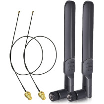 Antenne WiFi RP-SMA mâle Bi-Bande 2.4GHz 5GHz