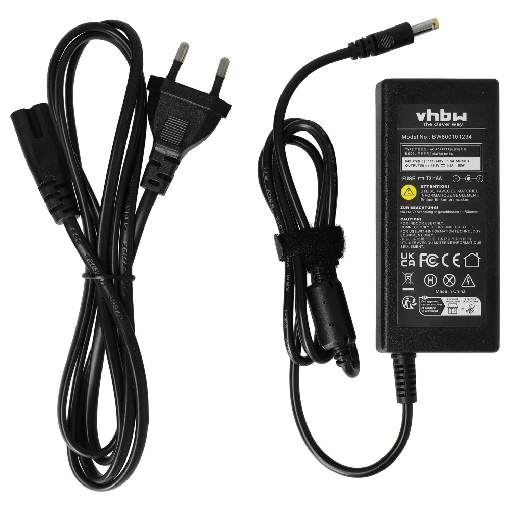 Chargeur pour HP 18.5V 3.5A Chargeur pour HP 18.5V 3.5A