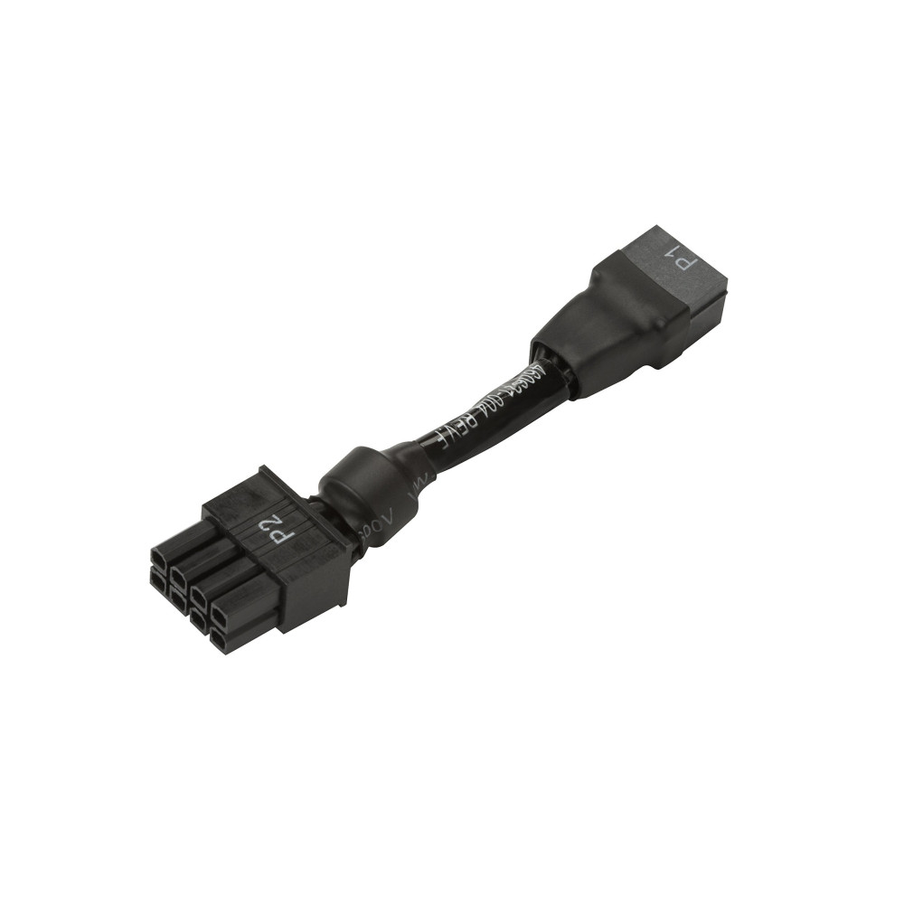 GPU POWER ADAPTER FEMALE 6 PIN TO MALE 8 PIN POWER CABLE for HP 721859-001 GPU POWER ADAPTER FEMALE 6 PIN TO MALE 8 PIN POWER CABLE for HP 721859-001