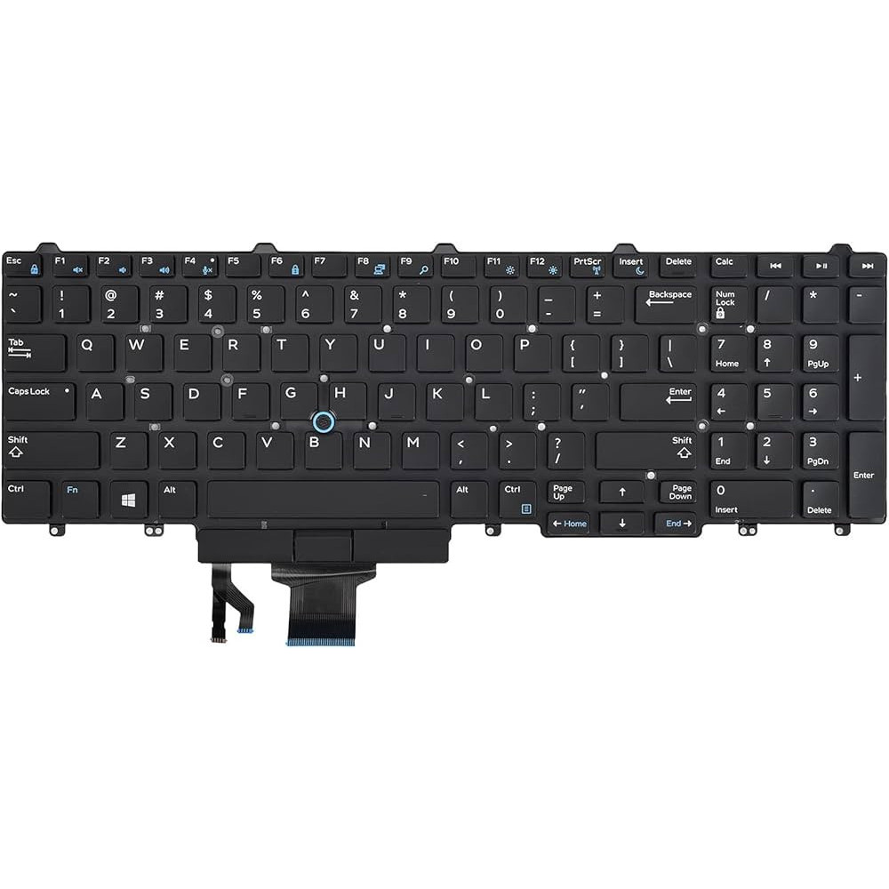 Dell TF5M0 Latitude E5550 E5570 5580/Precision 15 Laptop Keyboard QWERTY Dell TF5M0 Latitude E5550 E5570 5580/Precision 15 Laptop Keyboard QWERTY